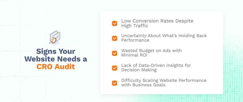 Blog#2 - Tabla Signs Your Website Needs a CRO Audit