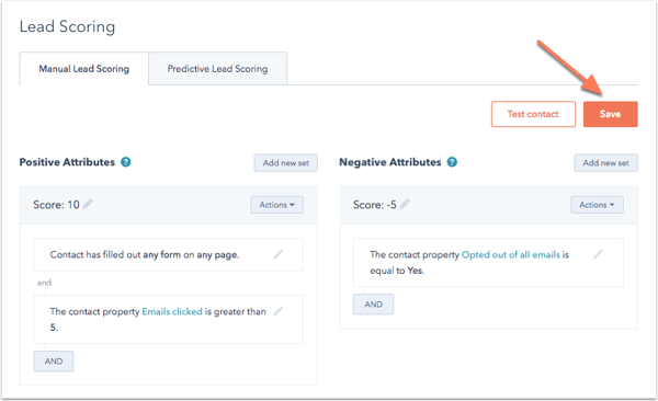 Lead Scoring with Hubspot